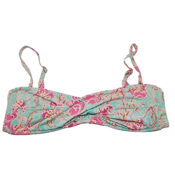 Lilly Pulitzer Women's Removable Adjustable Straps Jellies Be Jammin Swim Top M - Picture 1 of 7